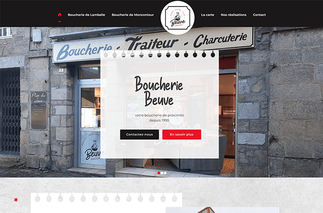 Coherence Communication Agence Web A Rennes Boucherie Traiteur Lamballe L
