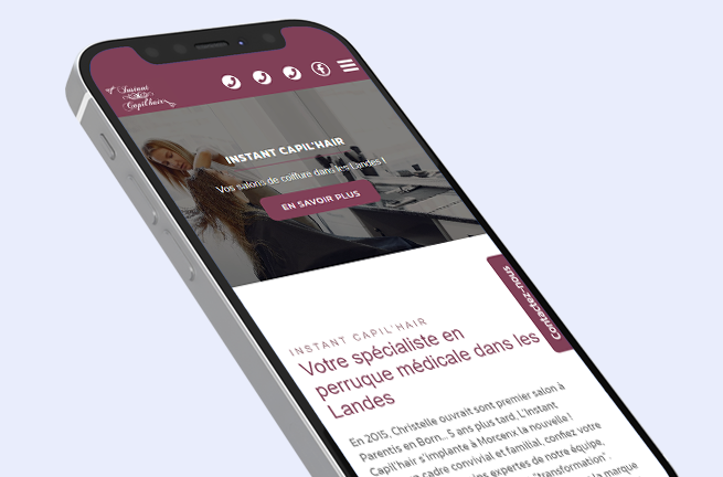 Coherence Agence Web A Rennes Capilhair Coiffure Parentis M