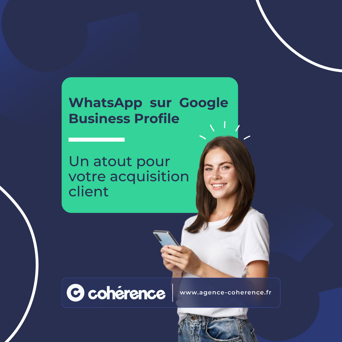 Coherence Agence Digitale WhatsApp Sur Google Business Profile 1200x1200 1