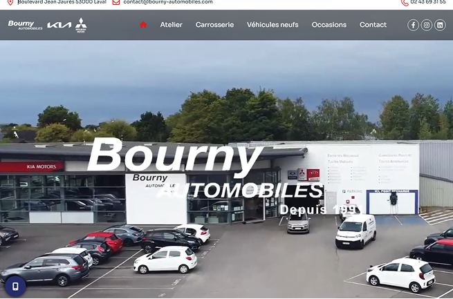 Coherence Agence Digitale Bourny Automobiles