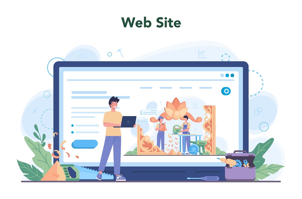 Wooden Furniture Maker Or Designer Online Service Or Platform Créer un site avec l IA rapide mais peu performant
