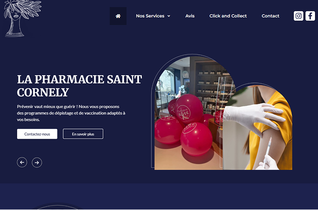 Coherence Agence Digitale LA PHARMACIE SAINT CORNELY