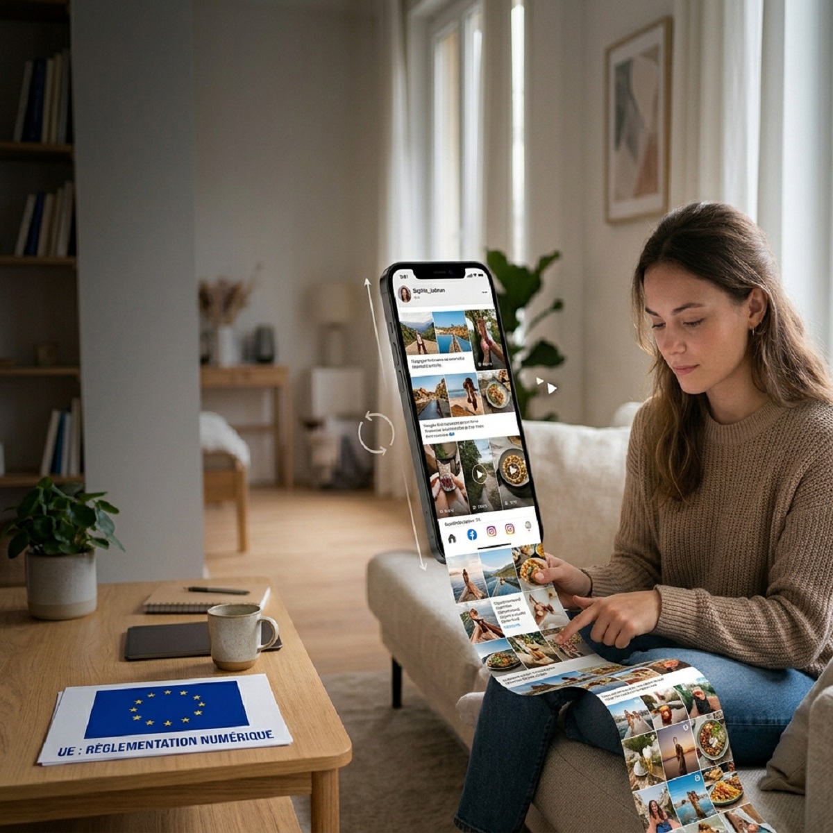 Instagram et Facebook l’UE veut changer ces fonctionnalités qui nous font scroller sans fin